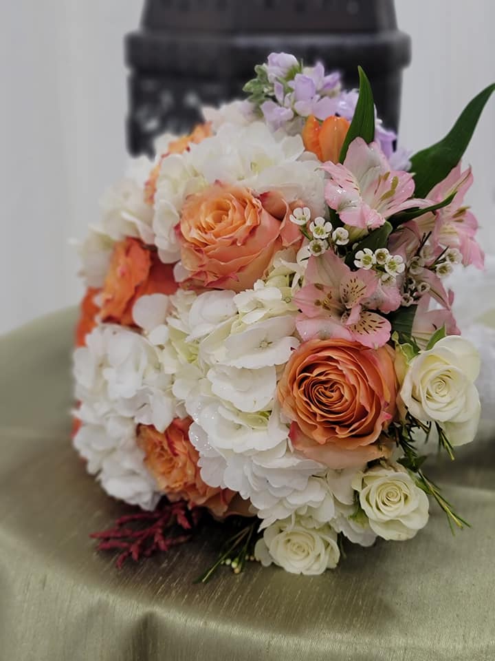 spring bridal bouquet